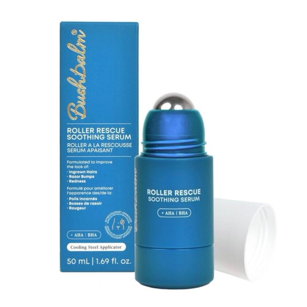 Bushbalm | Roller Rescue Soothing Serum for Ingrown Hairs & Razor Bumps | NIB